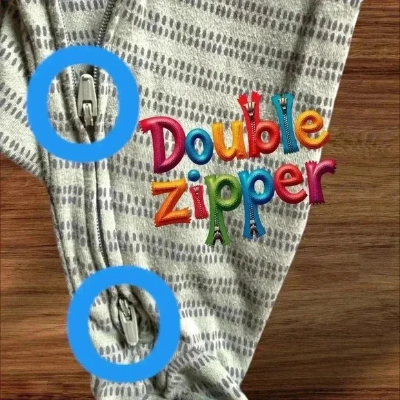 Like new. 3mo Carter’s Two Way zip “Little Brother” footie. Discount w bundle! - Picture 3 of 8